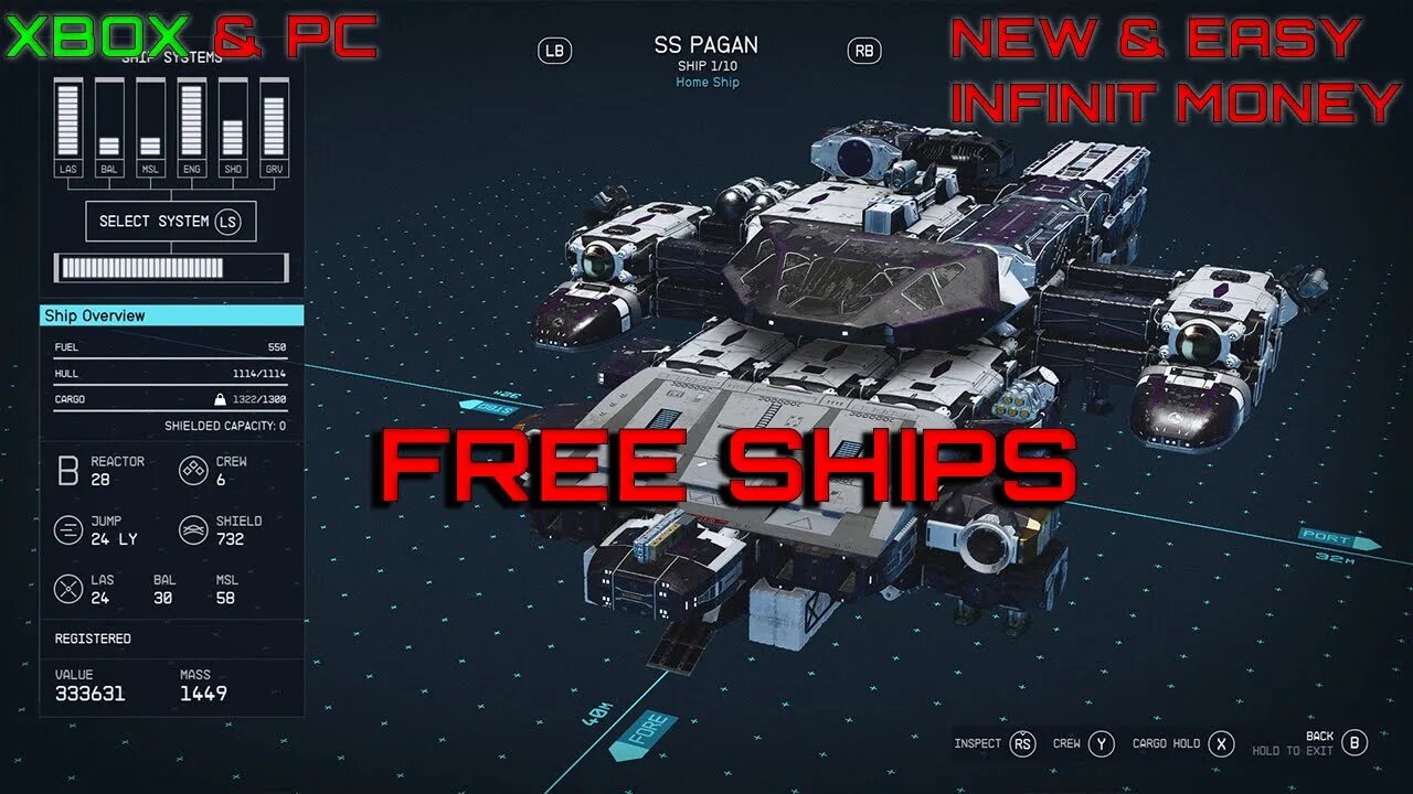 Starfield How To Get Any Ship For Free!!!