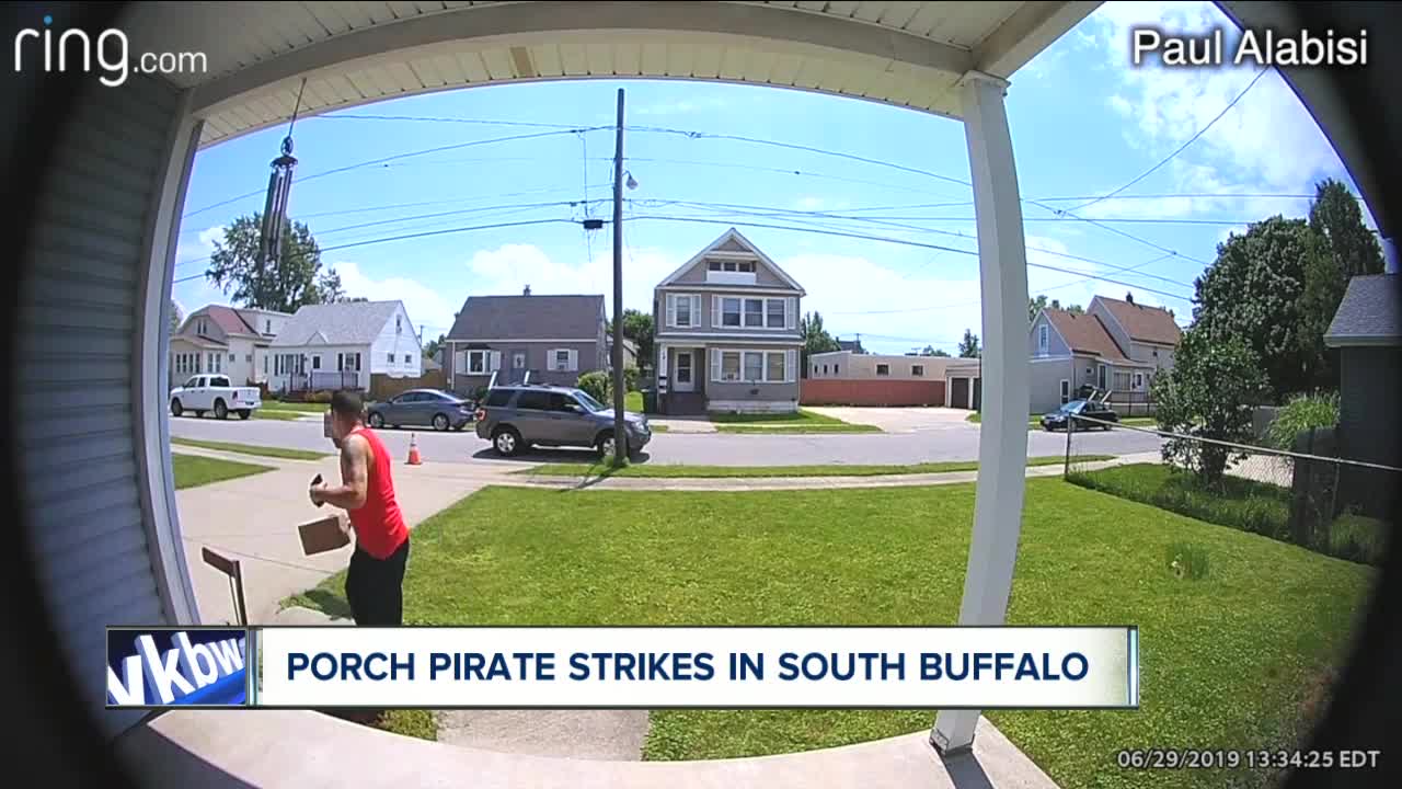 Porch pirate strikes in South Buffalo