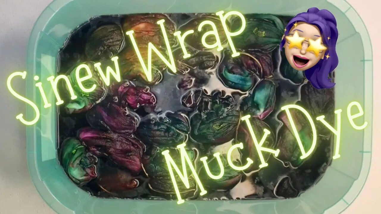 Tie-Dye Designs: Sinew Wrap Muck Ice Dye