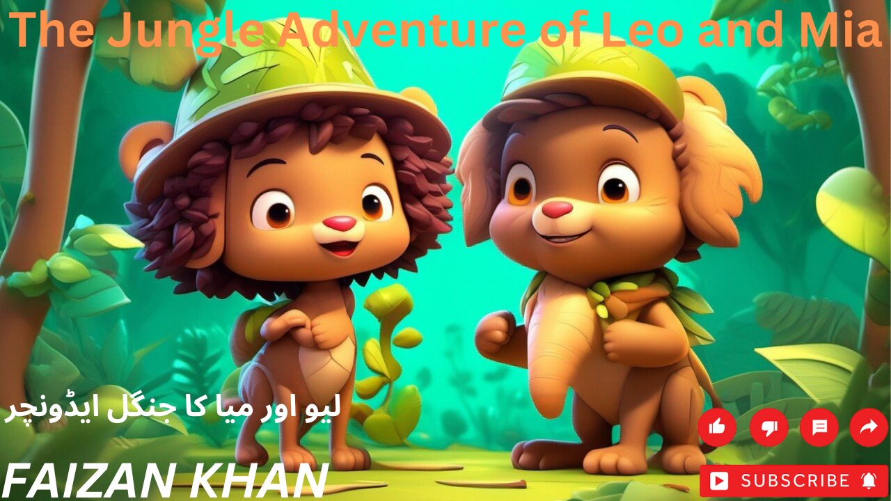 The Jungle Adventure of Leo and Mia #cartoon #cartoonnetwork #cartoonstories #cartoonvideo #barbie