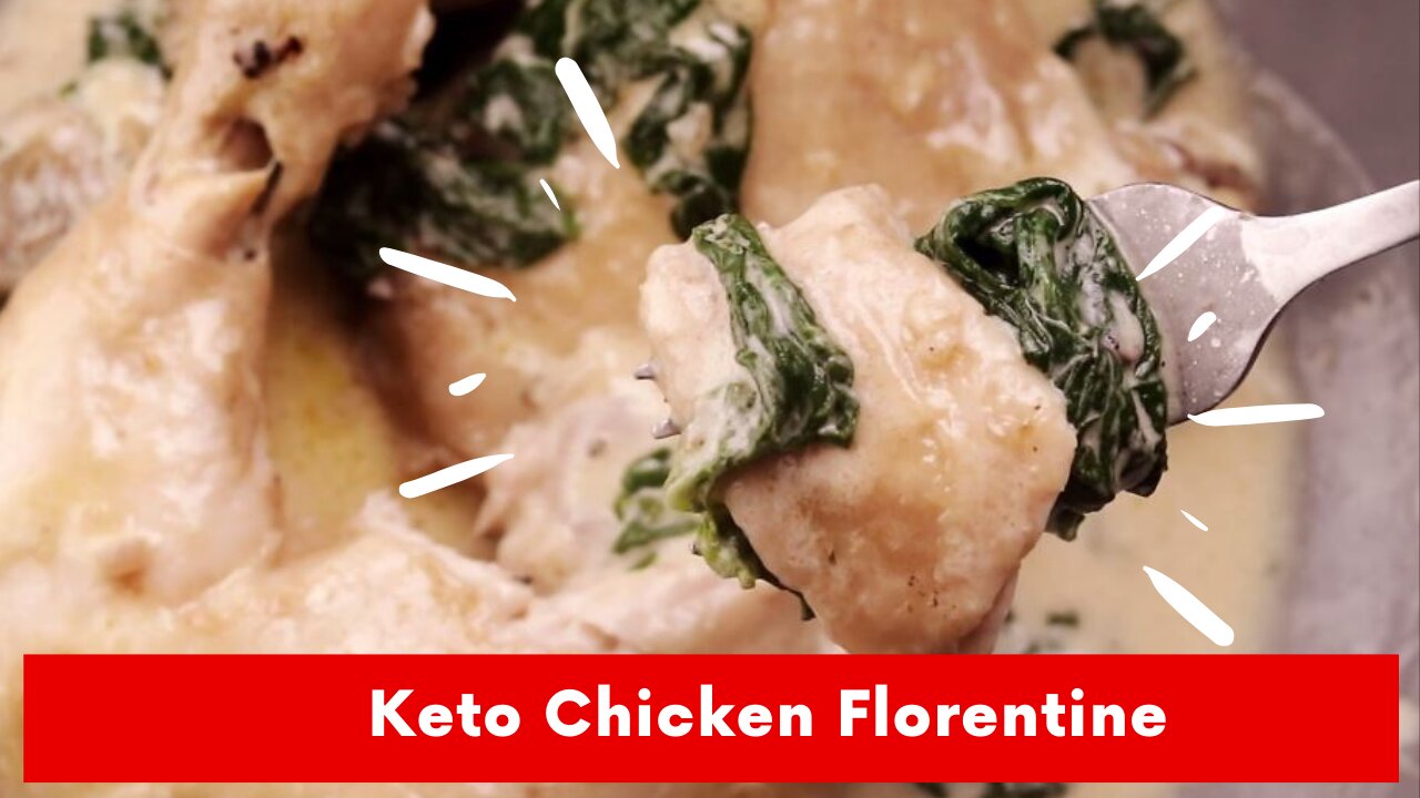 Keto Chicken Florentine - Delicious Little Bites