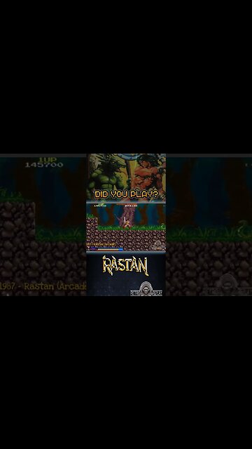 #rastan was the ultimate #arcade game. If you played it you'll always remember it.