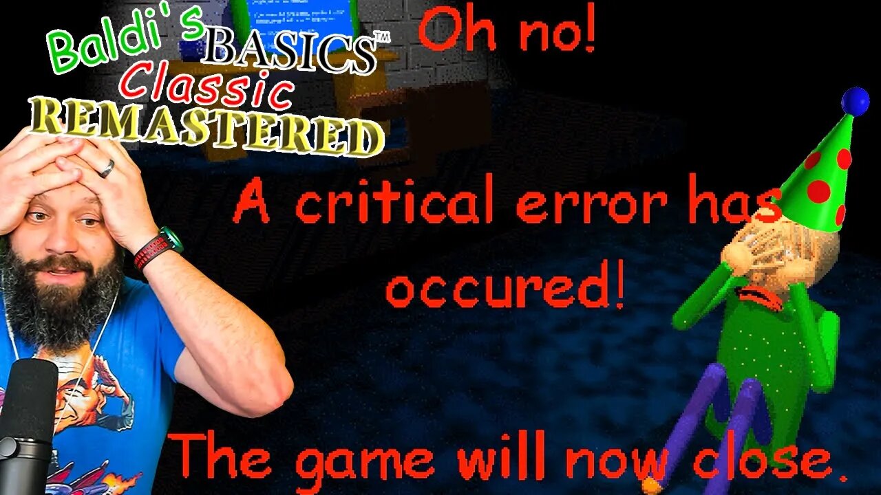 WE BROKE THE GAME! Baldi's Basics Classic Remastered Party Mode!