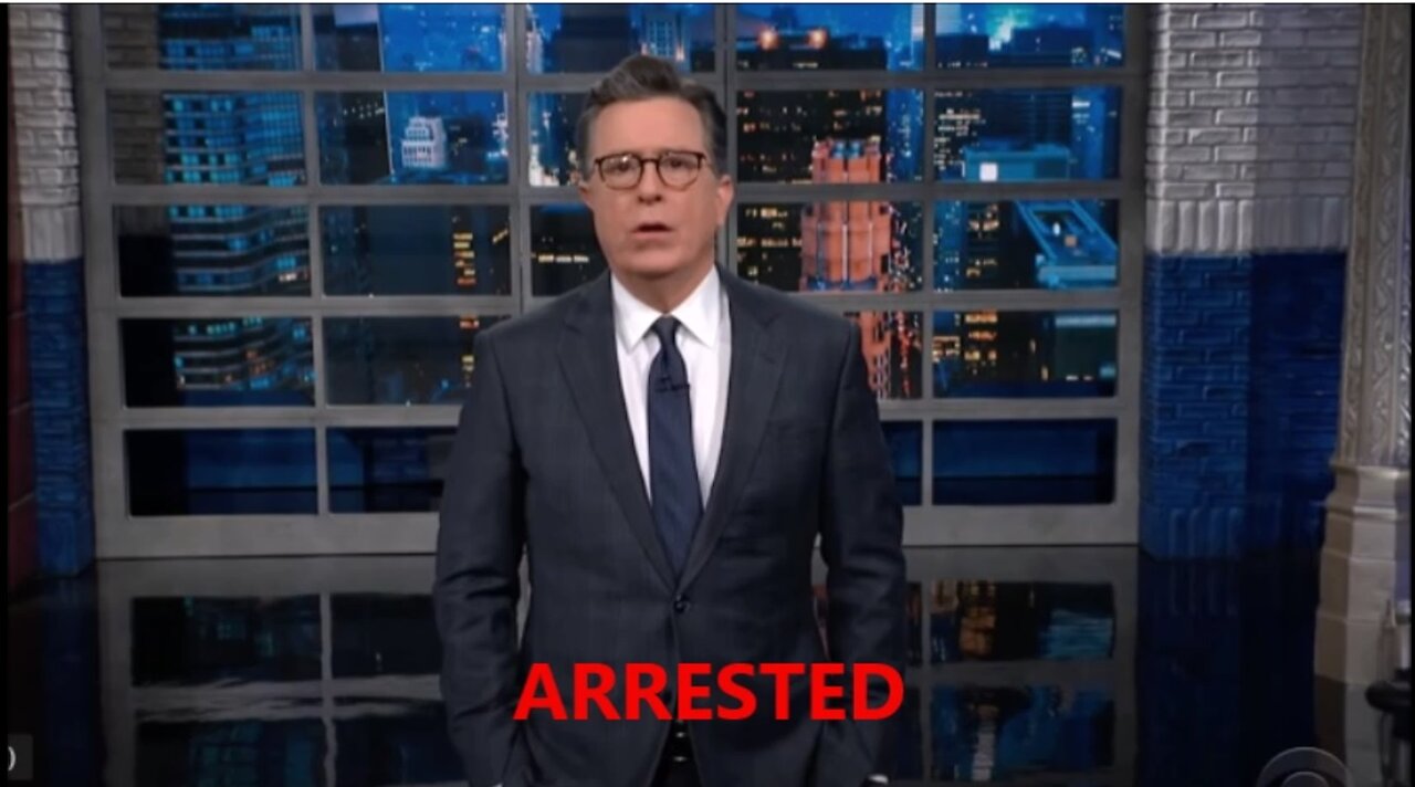 FAKE NEWS JAG Arrests Stephen Colbert 28-Nov-2023