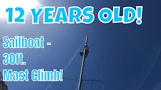 Ep.#15: Fixing Mainsail Halyard On Our Sailboat (Part 3 of 4)