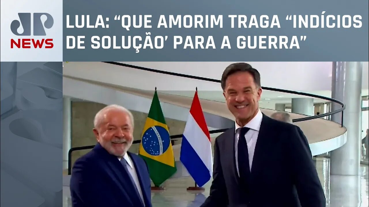 Primeiro-ministro da Holanda se reúne com Lula em Brasília
