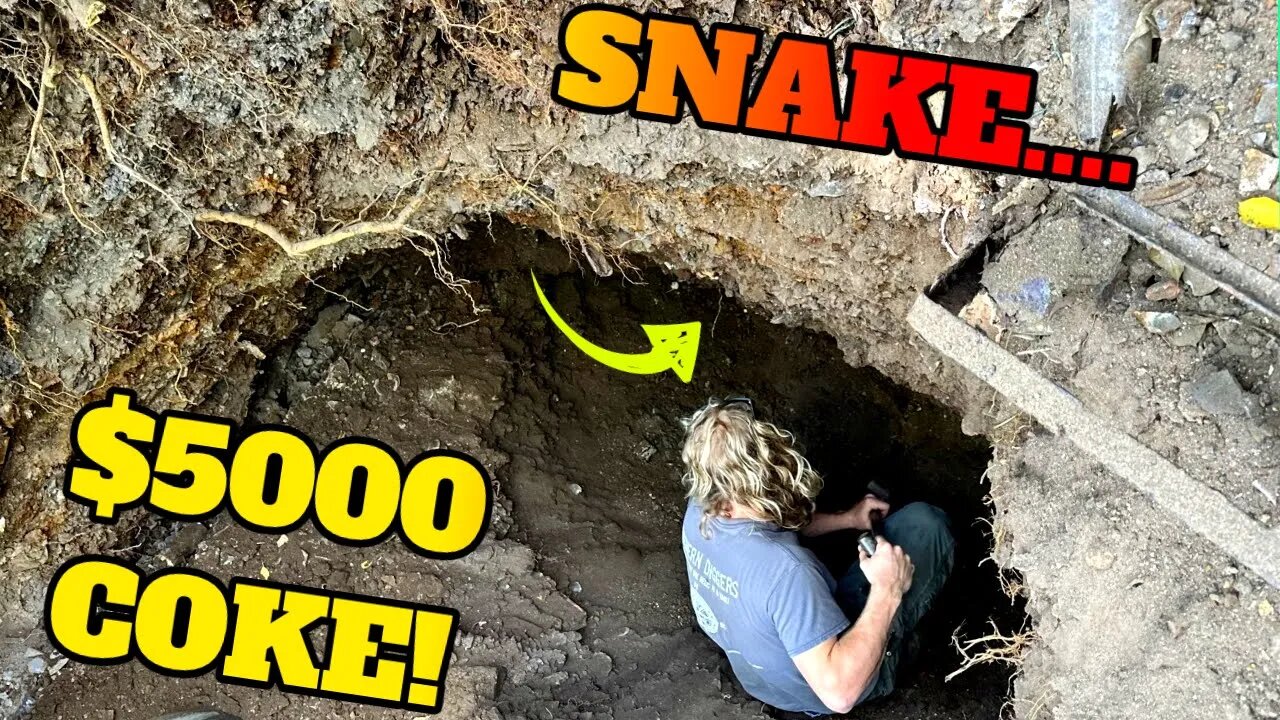 Danger and Valuable Antique Treasure were found in this giant hole!