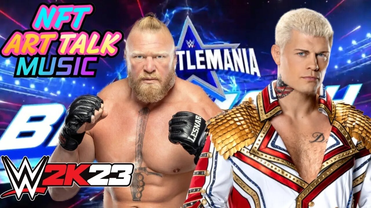 🎮🕹🤼🏼‍♂️ Brock Lesnar vs. Cody Rhodes Wrestlemania Backlash WWE 2K23