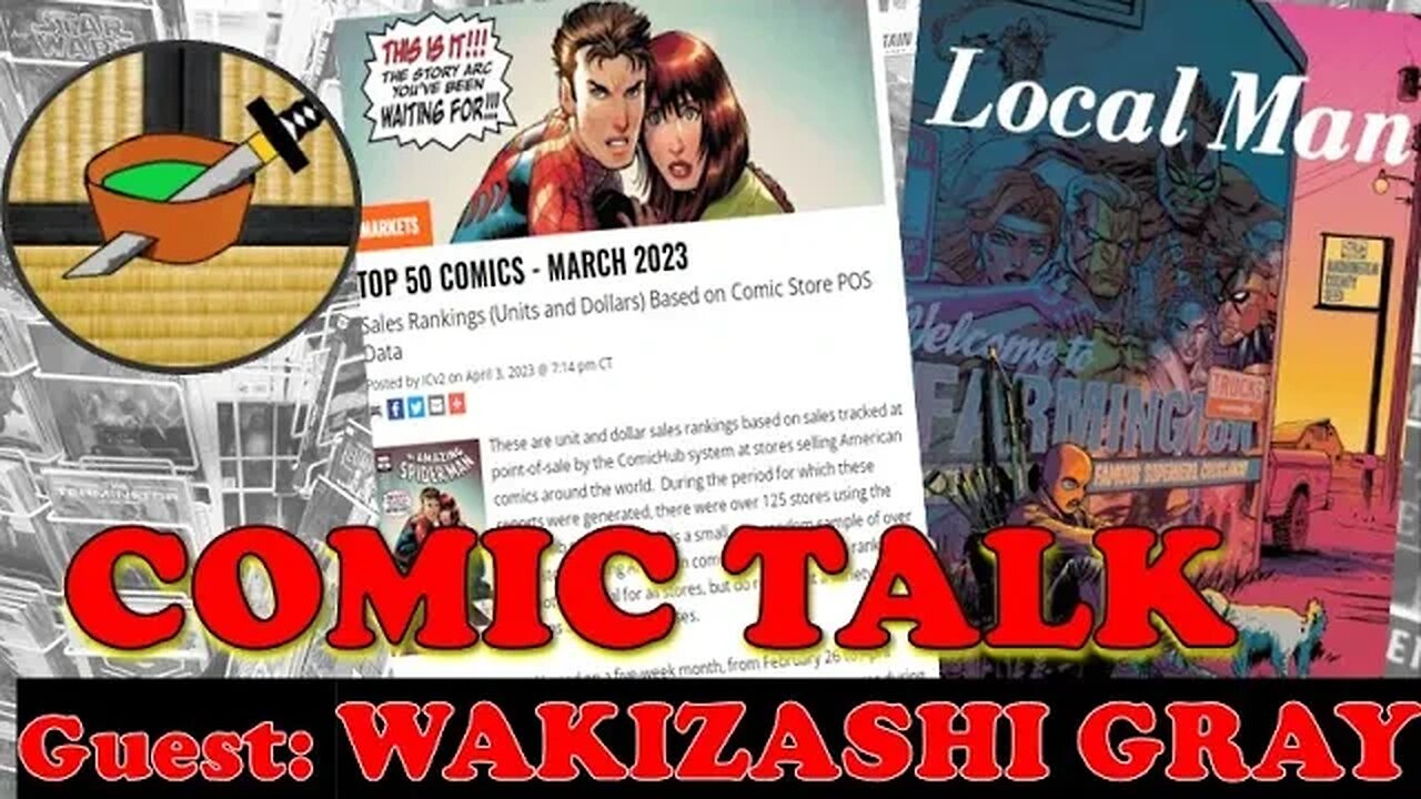 COMIC TALK: Wakizashi's Teahouse discusses LOCAL MAN and Comic Book Sales