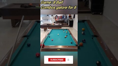 combos galore for 6 #8ballpool #shorts