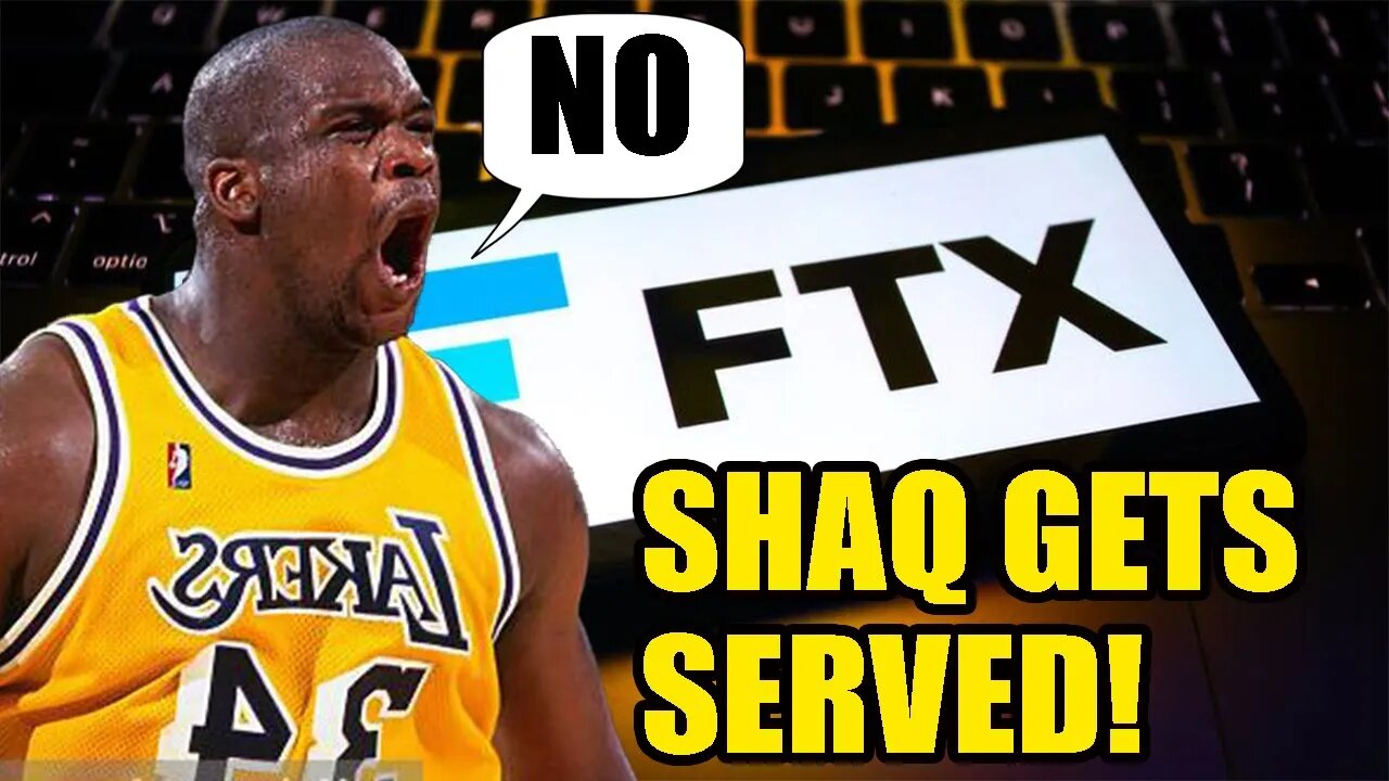 Shaquille O'Neal gets SERVED WITH LAWSUIT at NBA Playoff game after months of HIDING from FTX SCAM!