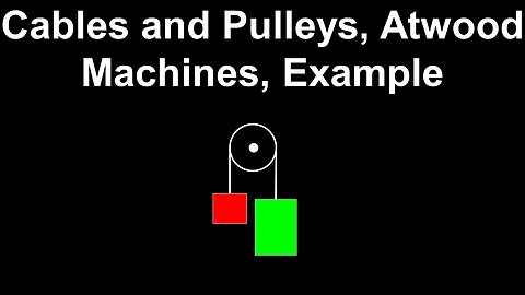 Cables and Pulleys, Atwood Machines, Example - AP Physics C (Mechanics)