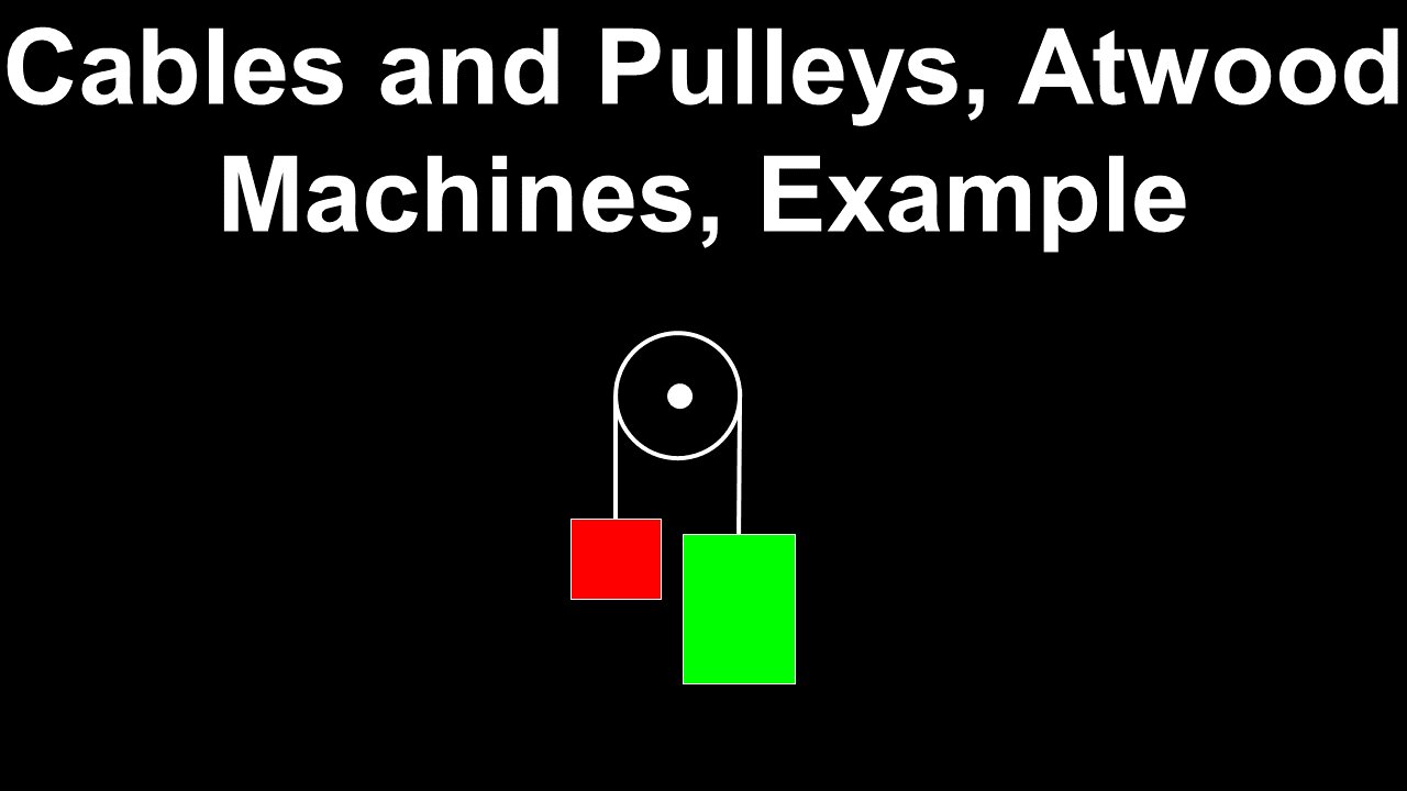 Cables and Pulleys, Atwood Machines, Example - AP Physics C (Mechanics)