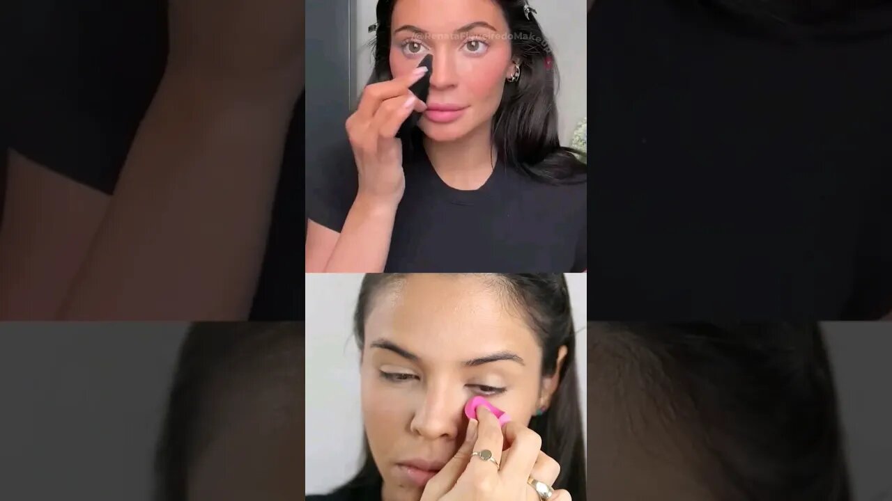 SERA QUE FUNCIONOU? #makeup #makeuptutorial #beautysecrets #kyliejenner #renatafigueiredo #basic