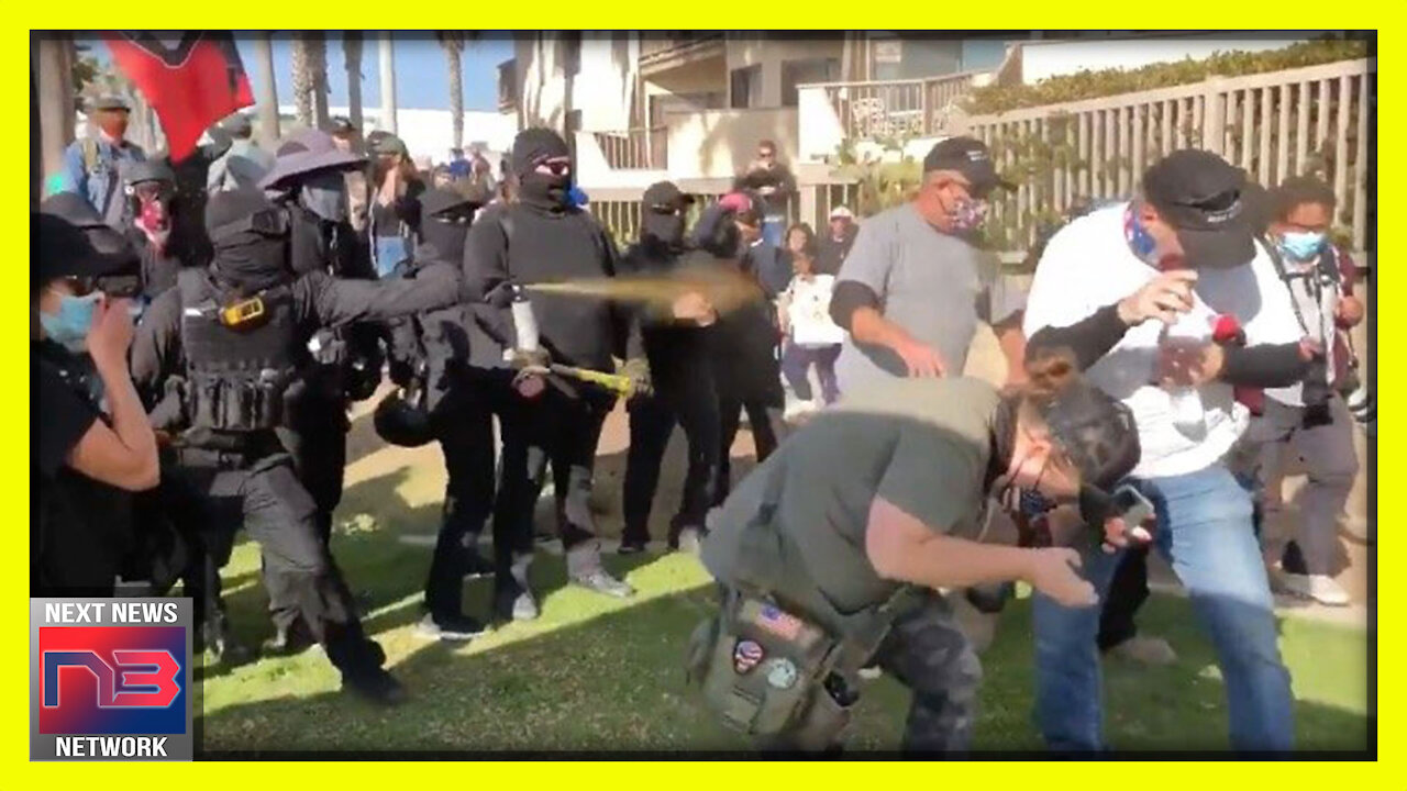 Antifa Goons Attack Trump Supporters - Media SILENT