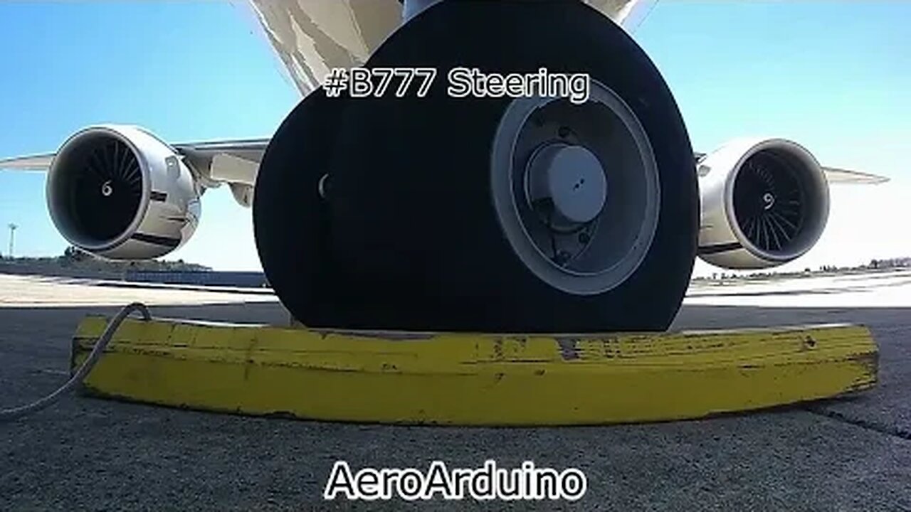 How Advanced Steering System #Boeing #B777 Works #Aviaition #AeroArduino