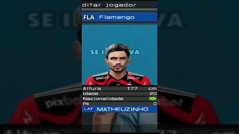 PES PS2 ATUALIZADO BRASILEIRÃO 2023 FLAMENGO