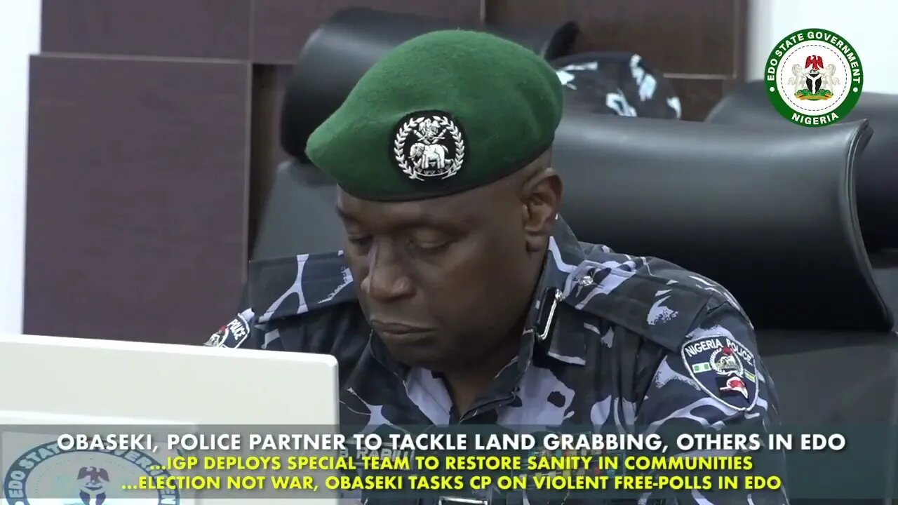 Obaseki, police partner to tackle land grabbing, others in Edo
