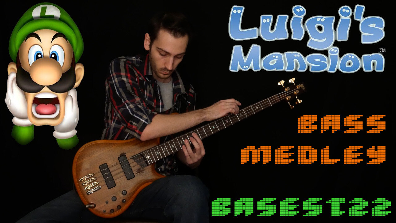 Luigi's Mansion Theme Cover on a Single Bass Track