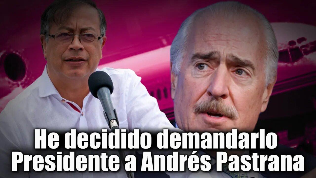 🛑🎥“He decidido demandarlo” Presidente Gustavo Petro a Expresidente Andrés Pastrana👇👇