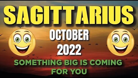 Sagittarius ♐ 😍 SOMETHING BIG IS COMING FOR YOU😍Horoscope for Today OCTOBER 2022 ♐ Sagittarius tarot