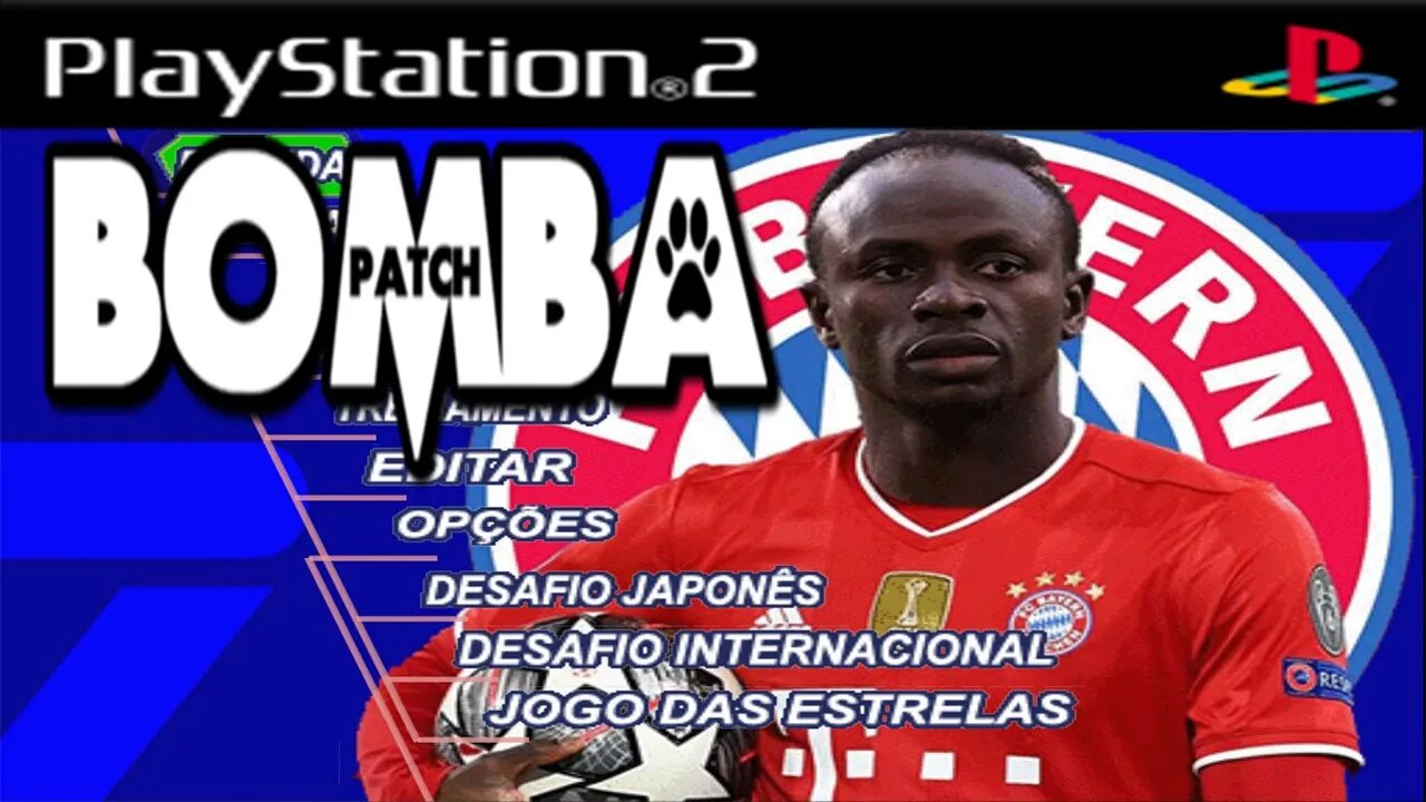 BOMBA PATCH 2022 PS2 BRASILEIRÃO ATUALIZADO NARRAÇÃO CLEBER MACHADO JULHO PLAYSTATION 2