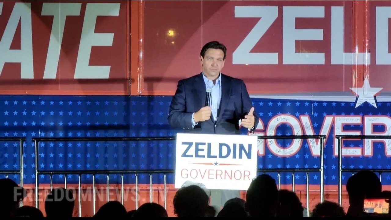 DeSantis: If Zeldin Is Elected NY Will Become A Law And Order State