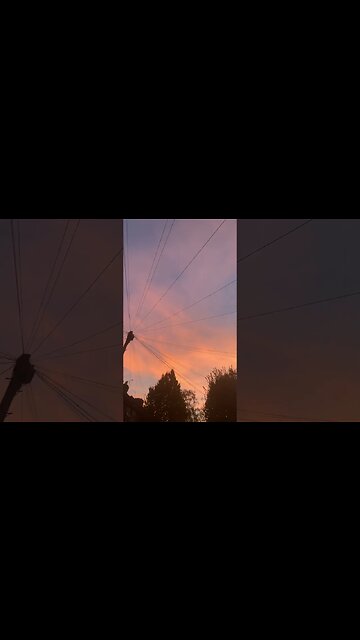 What’s with the sky looking like this?I wonder