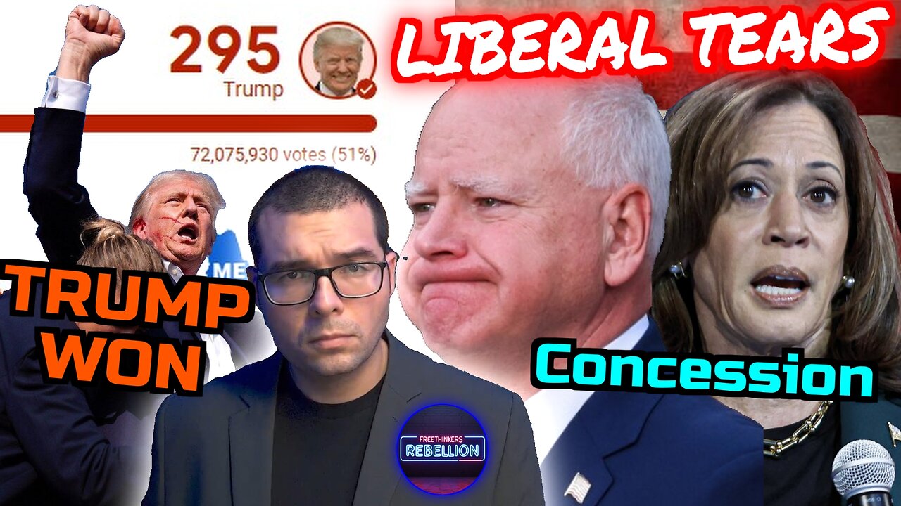 TRUMP WON!! Kamala quit. Liberal tears and memes. VICTORY STREAM TC 11/6/2024