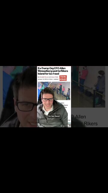 Trump’s CFO Allen Weisselberg Heads To Prison! 😳