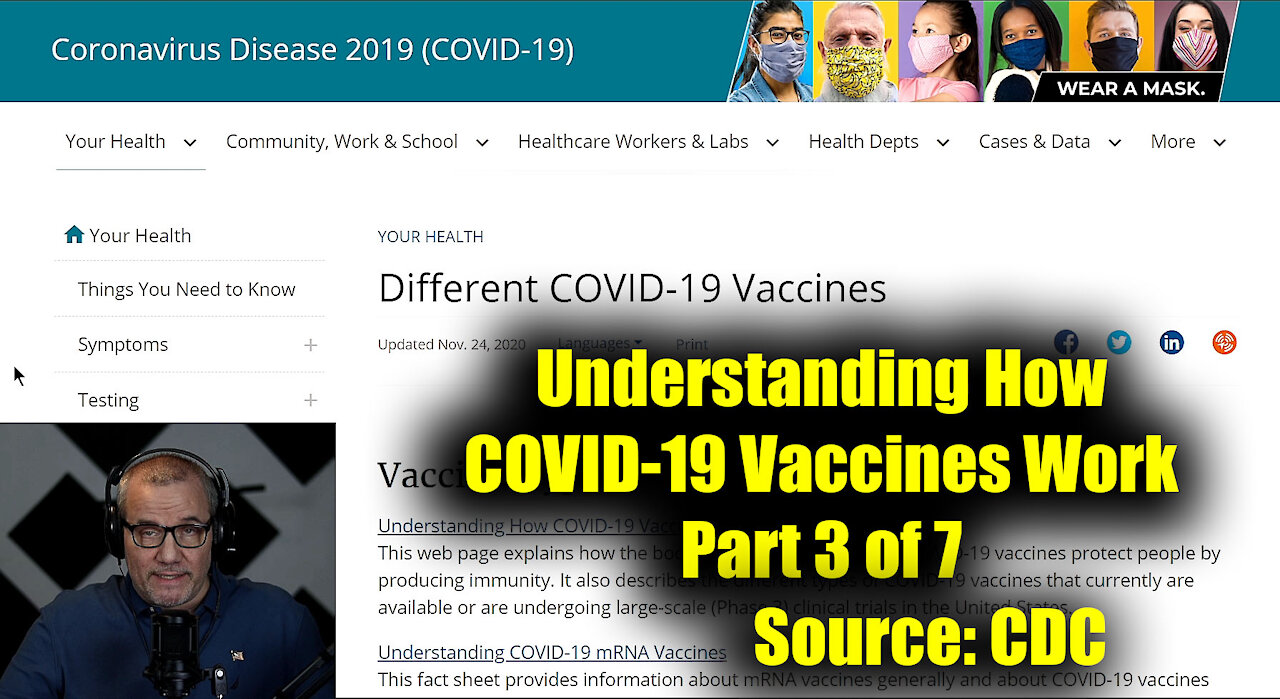 Different COVID-19 Vaccines and Understanding How COVID 19 Vaccines Work - Part 3 of 7