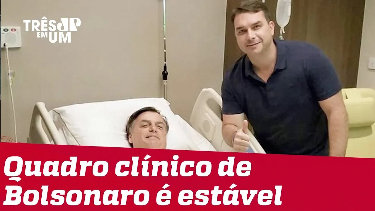 Mourão assume a presidência interinamente e visita Bolsonaro no hospital