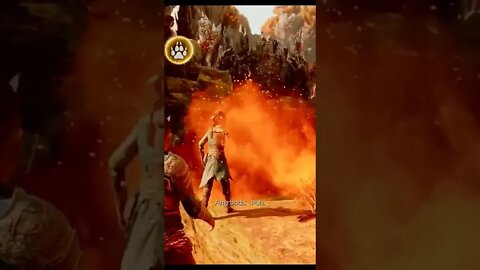 GOD OF WAR RAGNAROK: ATREUS E ANGRBODA NO BOSQUE DE FERRO. #shorts