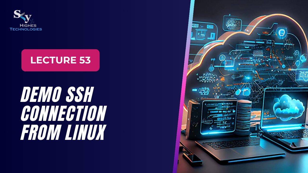 53. DEMO SSH Connection from Linux | Skyhighes | Cloud Computing