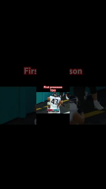 ATLANTA FALCONS 1st Preseason TOUCHDOWN