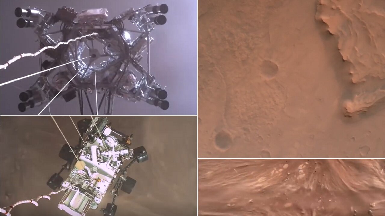 Watch NASA's Perseverance Rover Land On The Surface Of Mars