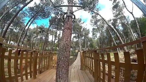 TREE TRACK COURSE Parc aquatique Aqua Mundo Center Parcs Le Bois aux Daims