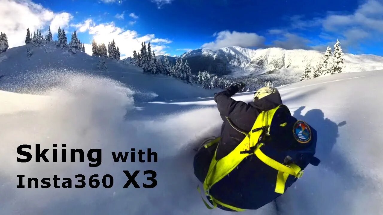 First Ski Day w/ Insta360 X3 [Impressively Sharp and Smooth!]