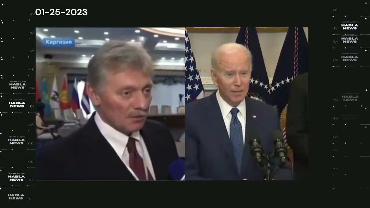 Joe Biden is sending 30 Abrams Tanks to Ukraine. Peskov says "They will Burn like the rest!".