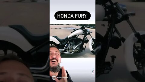 Honda Fury, a moto custom Chopper da Honda, mas não é pro teu bico… #shorts
