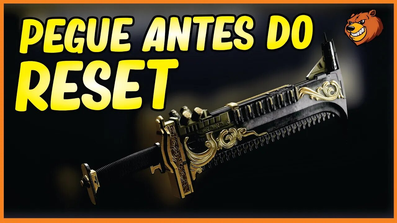 DESTINY 2 │ PEGUE ANTES DO RESET VEJA