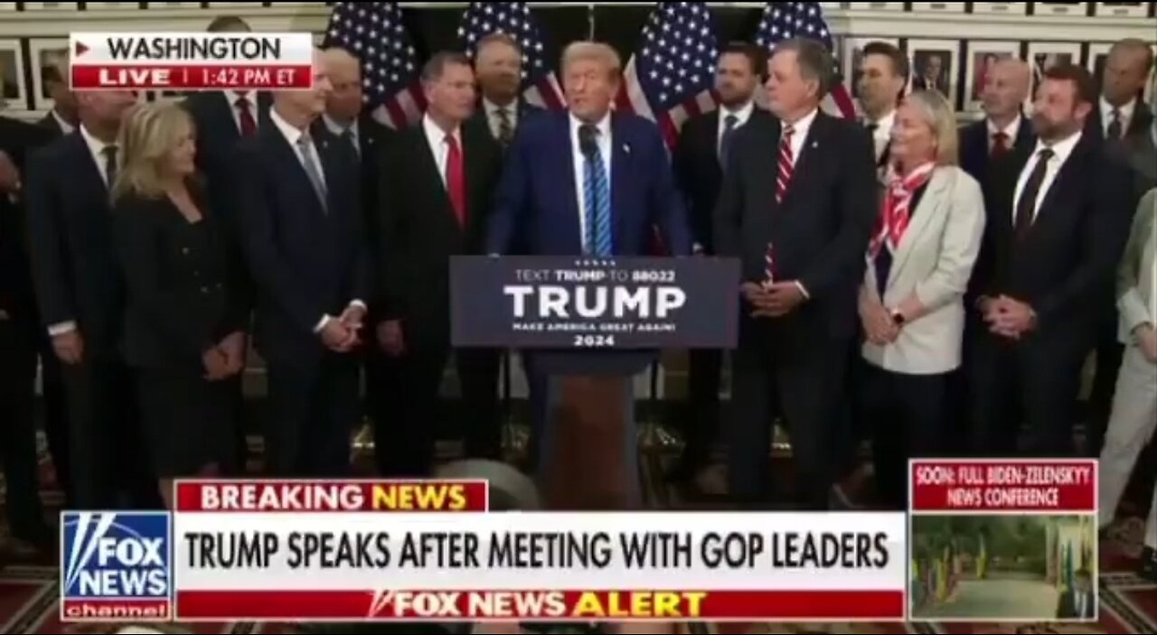 Trump: There's Tremendous Unity In The GOP