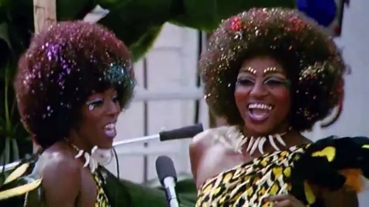 Record City (1977) Movie Scene - Gorilla Man Song Hollywood Street Float
