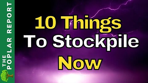 DON'T Forget To STOCK Up On THESE!- For Preppers & Non
