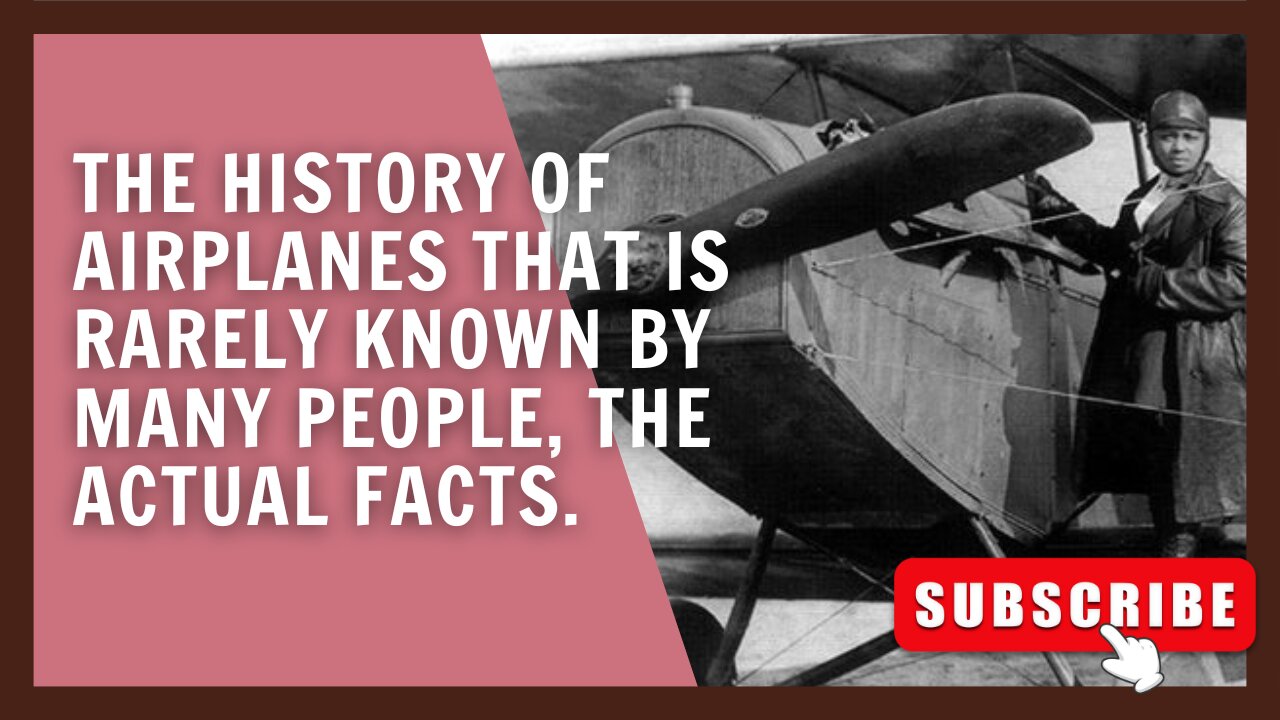 THe history of airplanes that is rarely known by many people, the actual facts