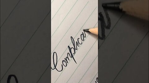 Learn beautiful cursive handwriting 🤩‼️#cursivewriting