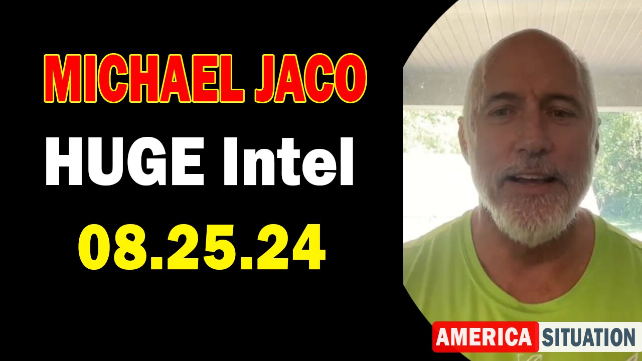 Michael Jaco HUGE Intel Aug 25: "Did He Jump Ship Form The Sinking Democrat Ship?"