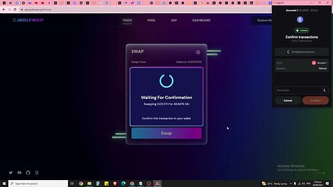 Starknet Airdrop Snapshot. Interacting With Jediswap!