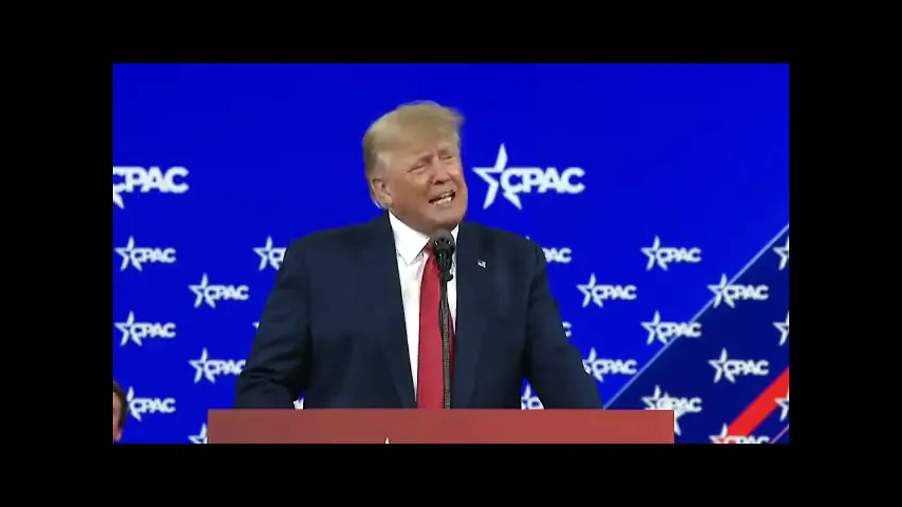 Trump Speaks At CPAC On 2024 Run