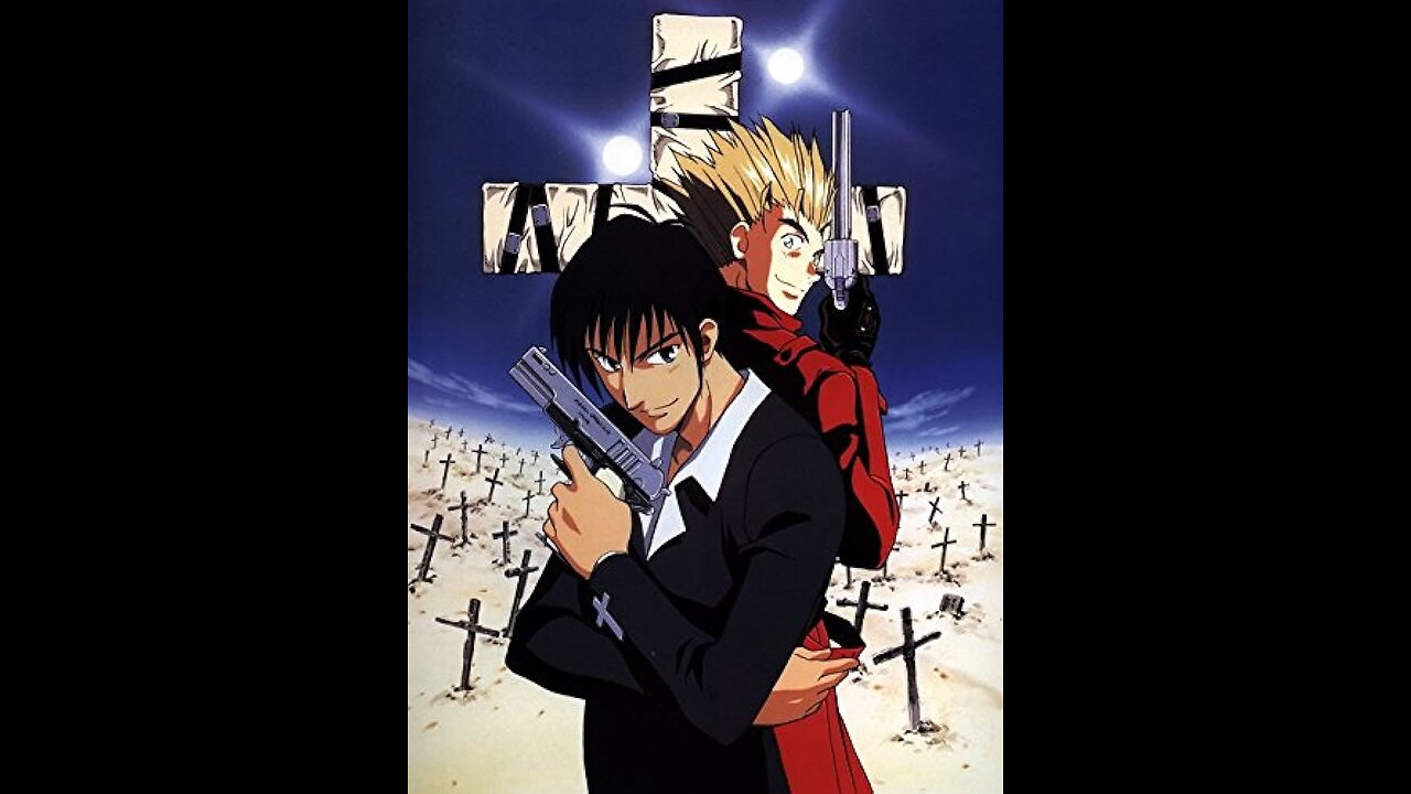 Trigun wolfwoods cross gun “angel with a shotgun”